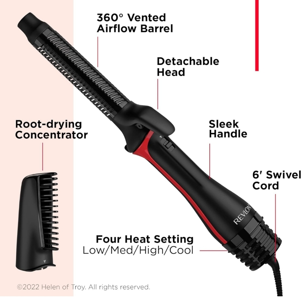 REVLON One-Step Blowout Styler 1.25 inch curling iron